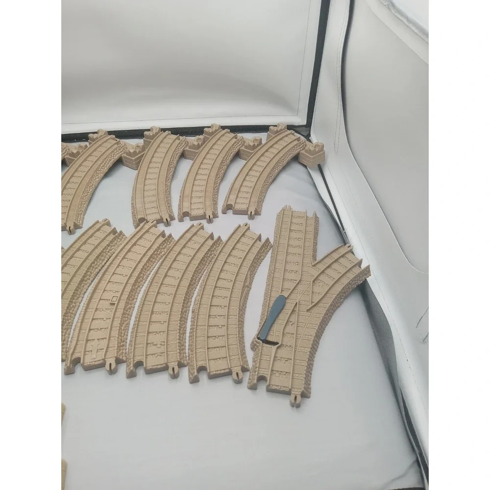 Thomas & Friends Trackmaster Train Tan Curved Riser Tracks And‎ More 18 Items